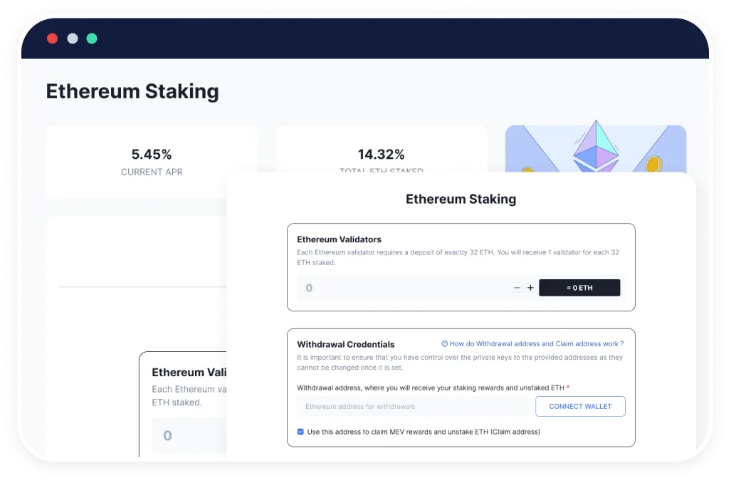 Stake ETH
